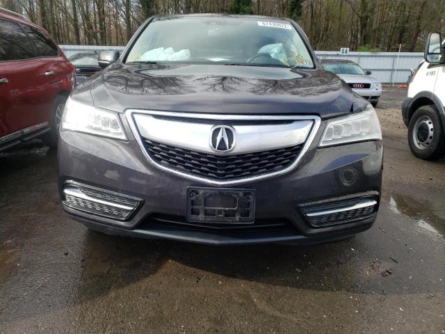 Photo 5 from auction – 2014 ACURA MDX TECHNO with VIN 5FRYD4H44EB005229