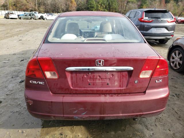 Photo 6 from auction – 2002 HONDA CIVIC LX with VIN 2HGES16502H526119