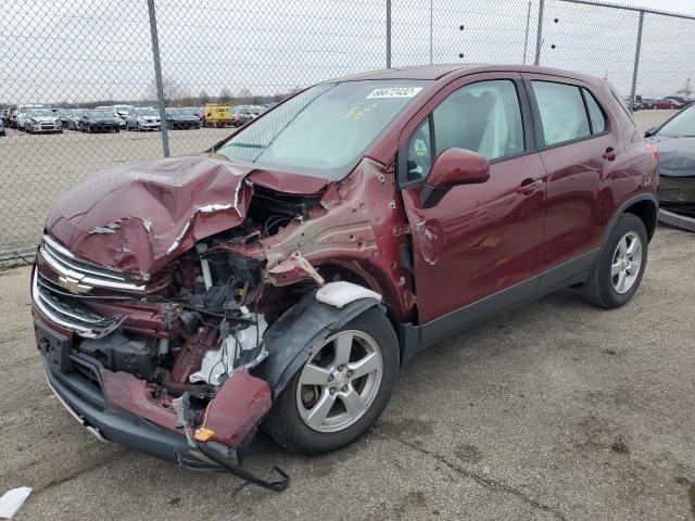 CHEVROLET TRAX LS 2016 with VIN 3GNCJNSB1GL269070 - Photo from auction