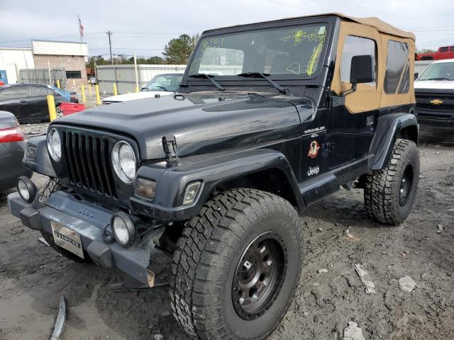 JEEP WRANGLER / 2000 with VIN 1J4FA59S4YP765895 - Photo from auction