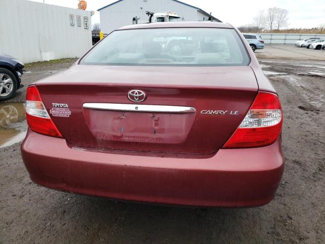 Photo 6 from auction – 2002 TOYOTA CAMRY with VIN 4T1BE32K12U093130