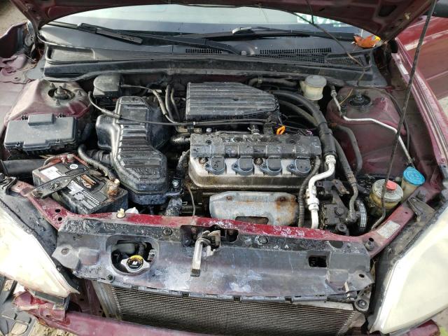 Photo 11 from auction – 2002 HONDA CIVIC LX with VIN 2HGES16502H526119