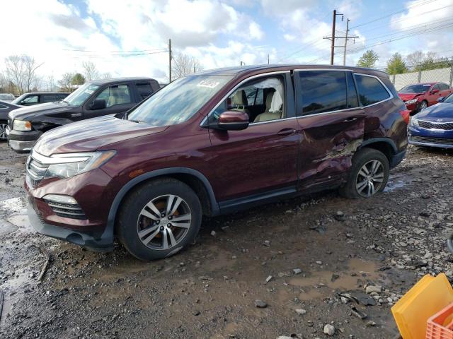 HONDA PILOT EXLN 2016 with VIN 5FNYF6H78GB019512 - Photo from auction