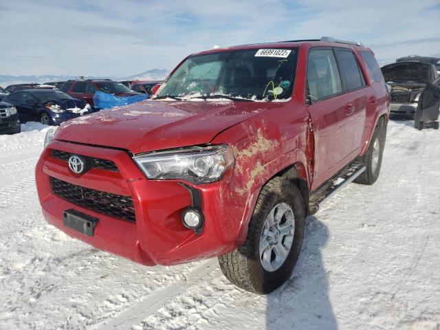 TOYOTA 4RUNNER SR 2015 with VIN JTEBU5JR4F5207070 - Photo from auction