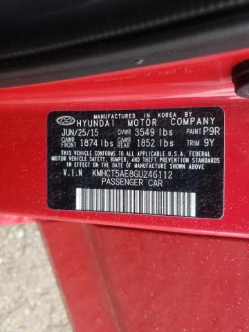 Photo 10 from auction – 2016 HYUNDAI ACCENT SE with VIN KMHCT5AE8GU246112