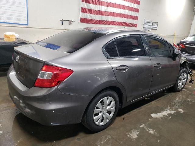 Photo 3 from auction – 2012 HONDA CIVIC LX with VIN 19XFB2F52CE332276