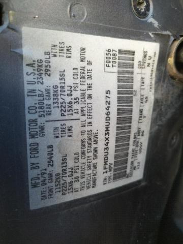 Photo 14 from auction – 1991 FORD EXPLORER with VIN 1FMDU34X3MUD64275