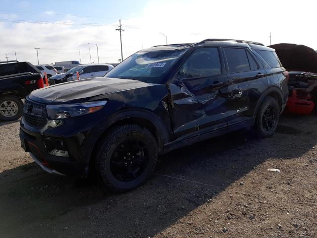 FORD EXPLORER T 2021 with VIN 1FMSK8JH8MGC15026 - Photo from auction