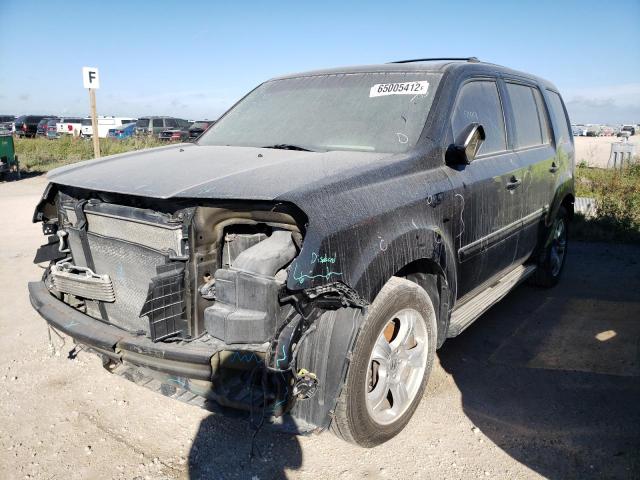 HONDA PILOT EXLN 2015 with VIN 5FNYF4H72FB013773 - Photo from auction