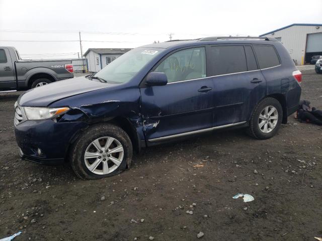 TOYOTA HIGHLANDER 2013 with VIN 5TDBK3EH3DS226698 - Photo from auction