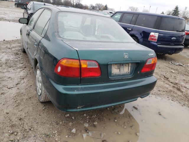 Photo 6 from auction – 2000 HONDA CIVIC BASE with VIN 2HGEJ6610YH555061