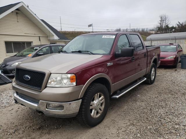 FORD F150 SUPER 2004 with VIN 1FTPW145X4KD10871 - Photo from auction