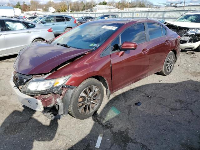HONDA CIVIC EX 2014 with VIN 19XFB2F81EE203538 - Photo from auction