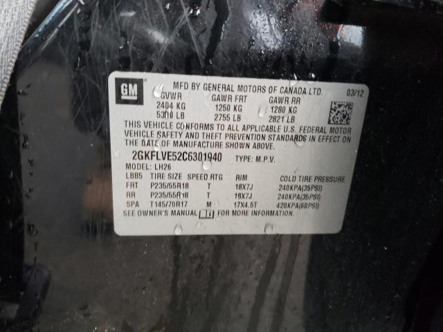 Photo 14 from auction – 2012 GMC TERRAIN SL with VIN 2GKFLVE52C6301940