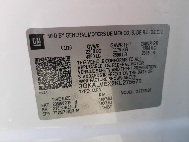 Photo 14 from auction – 2019 GMC TERRAIN SL with VIN 3GKALVEX2KL275670