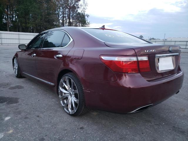 Photo 2 from auction – 2008 LEXUS LS 600HL with VIN JTHDU46F685005631