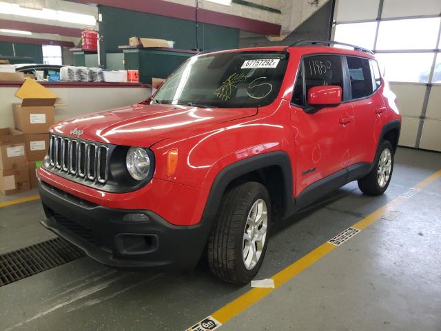 Photo 1 from auction – 2016 JEEP RENEGADE L with VIN ZACCJBBT9GPD93563