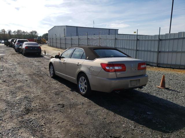 Photo 2 from auction – 2007 LINCOLN MKZ with VIN 3LNHM26T07R641692