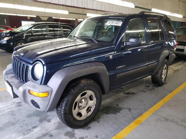 Photo 1 from auction – 2004 JEEP LIBERTY SP with VIN 1J4GL48K44W287312