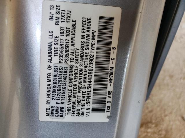 Photo 14 from auction – 2013 HONDA ODYSSEY EX with VIN 5FNRL5H44DB073902