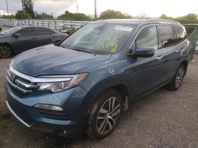 Photo 1 from auction – 2017 HONDA PILOT TOUR with VIN 5FNYF6H94HB028615