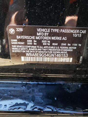 Photo 10 from auction – 2016 BMW 328 I SULE with VIN WBA8E9G54GNT46153