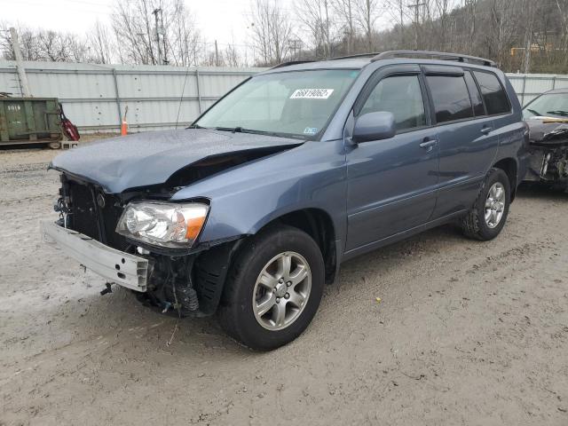 TOYOTA HIGHLANDER 2006 with VIN JTEGP21A860105242 - Photo from auction