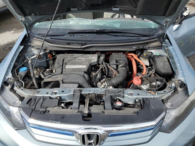 Photo 11 from auction – 2012 HONDA CIVIC HYBR with VIN JHMFB4F25CS006548