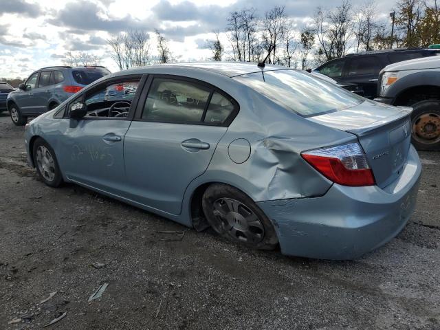 Photo 2 from auction – 2012 HONDA CIVIC HYBR with VIN JHMFB4F25CS006548