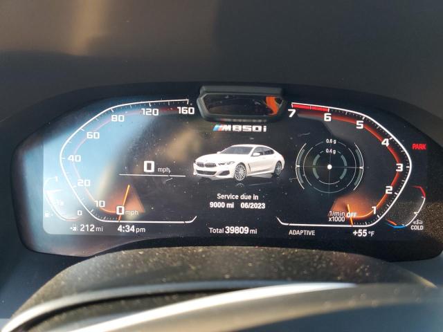 Photo 9 from auction – 2020 BMW M850XI with VIN WBAGV8C08LBP48883