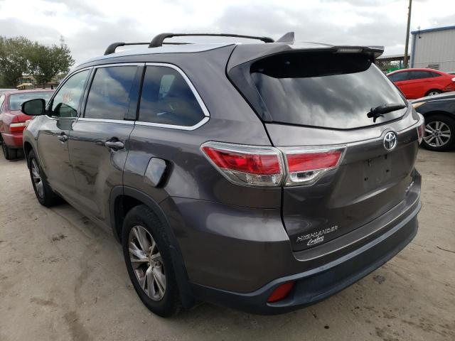 Photo 2 from auction – 2015 TOYOTA HIGHLANDER with VIN 5TDJKRFH2FS220276