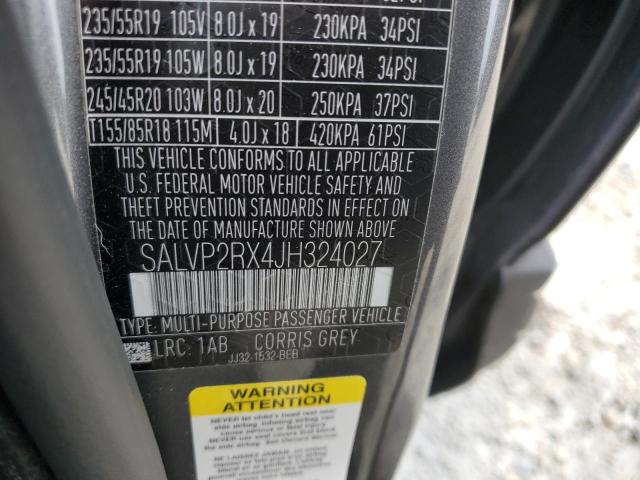 Photo 14 from auction – 2018 LAND ROVER RANGE ROVE with VIN SALVP2RX4JH324027