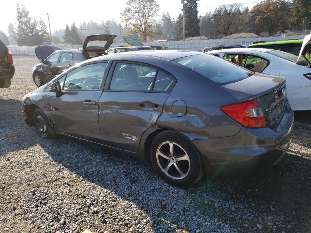 Photo 2 from auction – 2012 HONDA CIVIC LX with VIN 19XFB2F5XCE325639