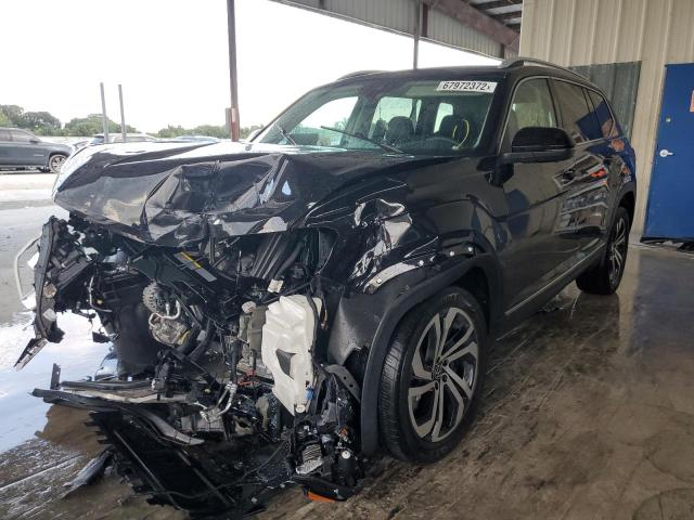VOLKSWAGEN ATLAS SEL 2021 with VIN 1V2TR2CA1MC579098 - Photo from auction