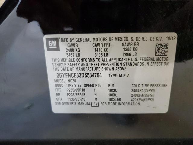 Photo 14 from auction – 2013 CADILLAC SRX LUXURY with VIN 3GYFNCE33DS534764