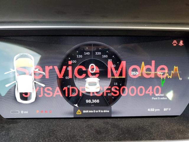 Photo 9 from auction – 2012 TESLA MODEL S with VIN 5YJSA1DP1CFS00040