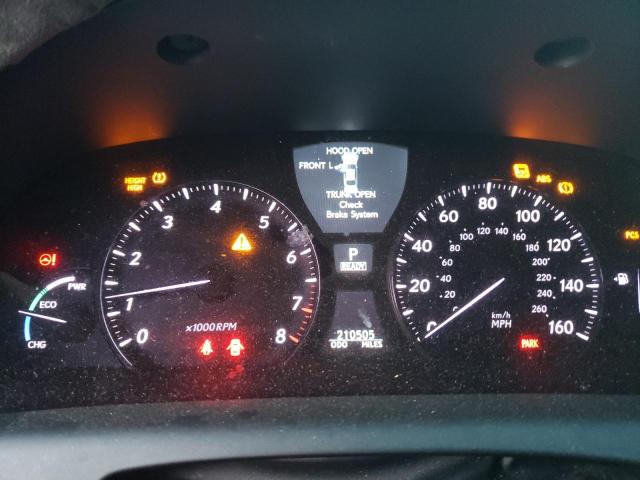 Photo 9 from auction – 2008 LEXUS LS 600HL with VIN JTHDU46F685005631