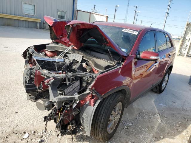 KIA SORENTO LX 2015 with VIN 5XYKT3A66FG648966 - Photo from auction