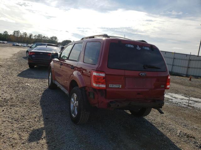 Photo 2 from auction – 2010 FORD ESCAPE XLT with VIN 1FMCU0DG7AKA43485