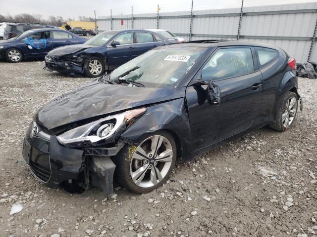 HYUNDAI VELOSTER 2017 with VIN KMHTC6AD5HU320827 - Photo from auction