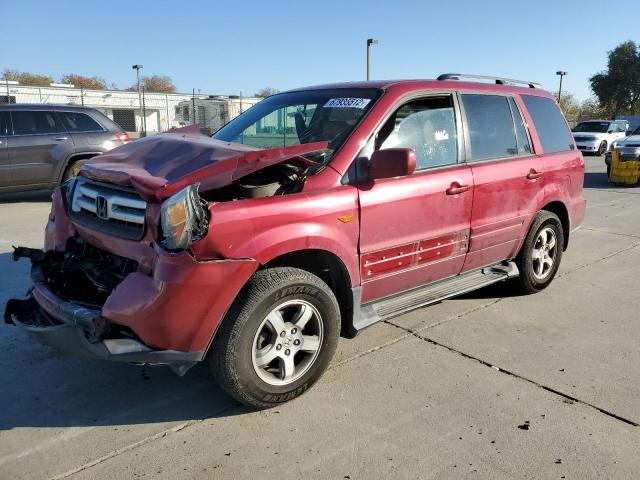 HONDA PILOT EX 2006 with VIN 5FNYF28726B020761 - Photo from auction