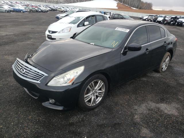 INFINITI G37 2012 with VIN JN1CV6AR5CM672182 - Photo from auction