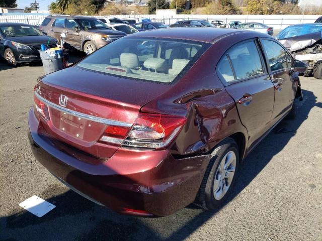 Photo 3 from auction – 2015 HONDA CIVIC LX with VIN 19XFB2F54FE293338