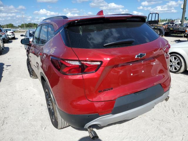 Photo 2 from auction – 2021 CHEVROLET BLAZER 3LT with VIN 3GNKBDRS7MS561428