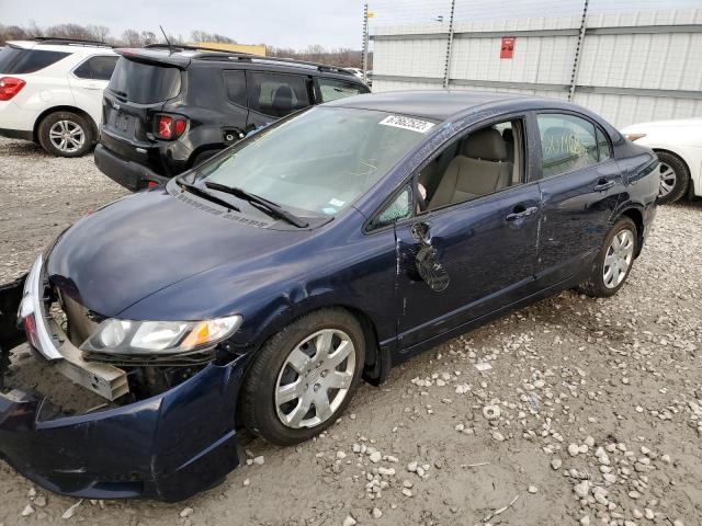Photo 1 from auction – 2009 HONDA CIVIC LX with VIN 19XFA16589E003541