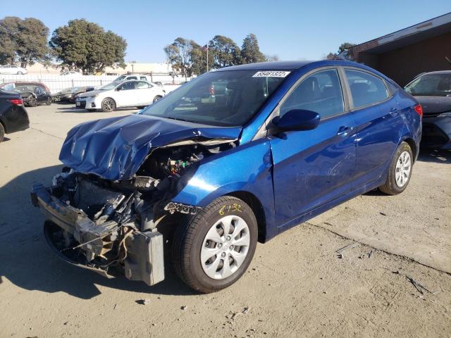 HYUNDAI ACCENT SE 2017 with VIN KMHCT4AE1HU272899 - Photo from auction