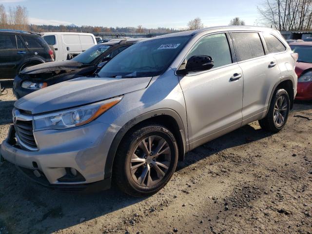 TOYOTA HIGHLANDER 2015 with VIN 5TDJKRFH4FS072180 - Photo from auction
