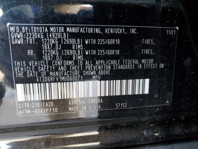 Photo 14 from auction – 2021 TOYOTA RAV4 LIMIT with VIN 4T3D6RFV1MU060071