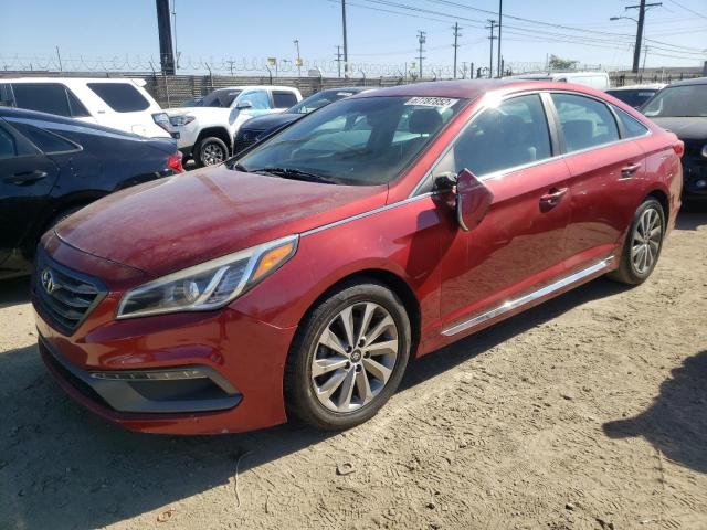 HYUNDAI SONATA SPO 2015 with VIN 5NPE34AF3FH060874 - Photo from auction