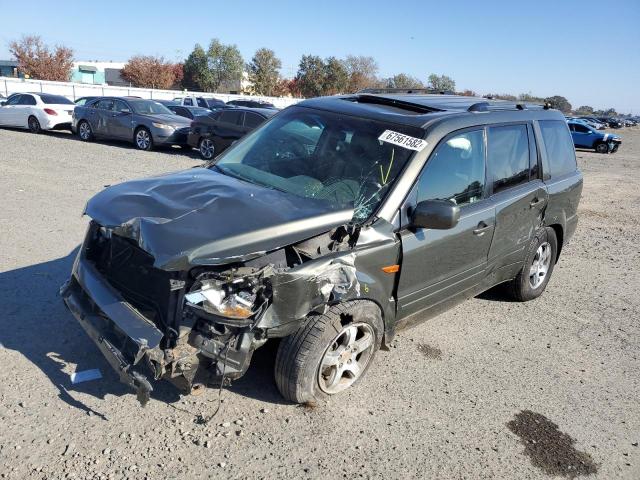 HONDA PILOT EX 2006 with VIN 5FNYF28786B047155 - Photo from auction